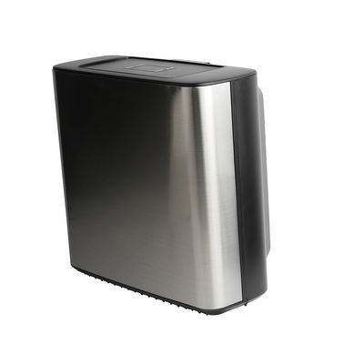 W13cm Manual Paper Towel Dispenser , Apartment Wall Tissue Box Holder