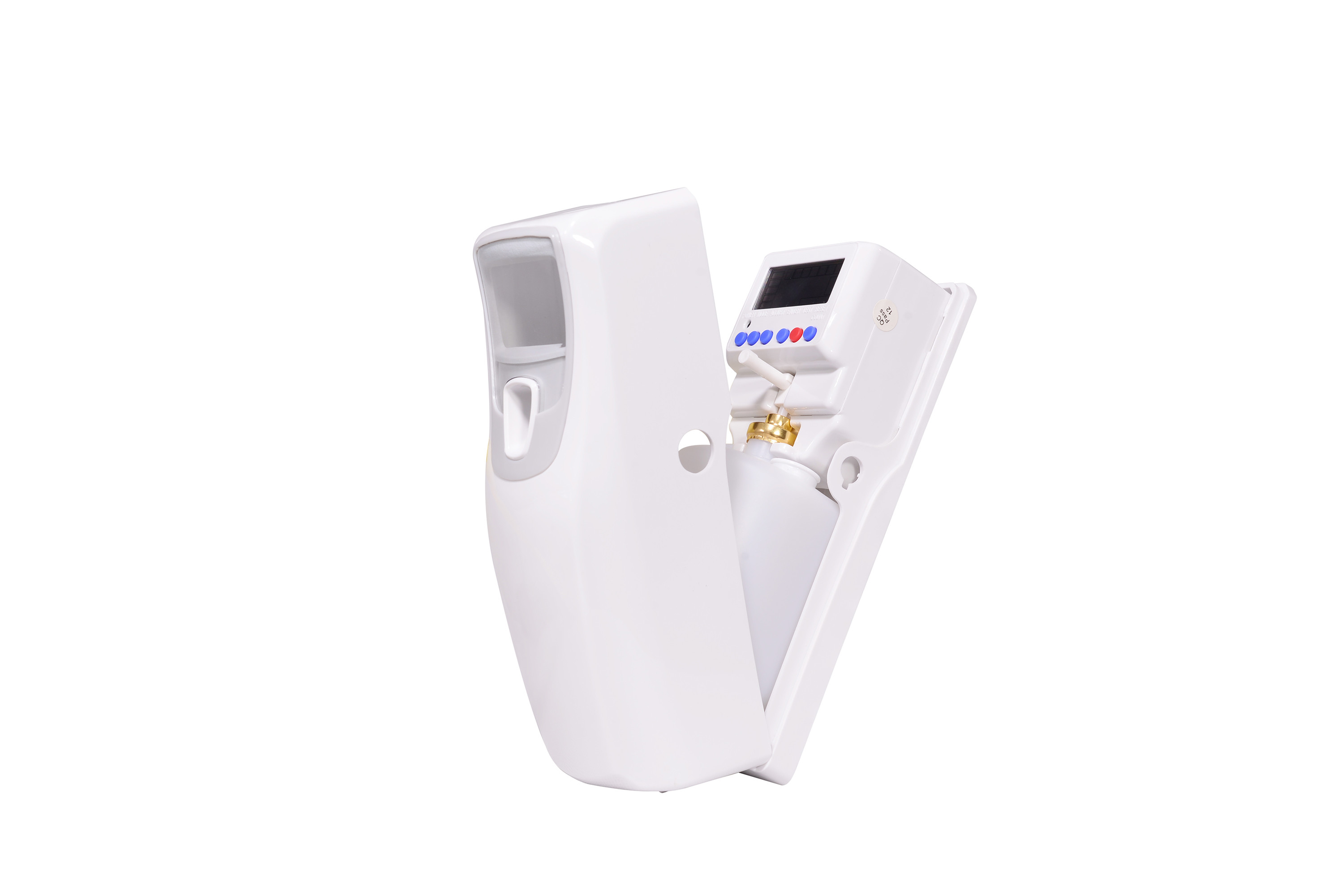 KWS Toilet White PP Plastic Deodorizer Air Freshener Aerosol Dispenser